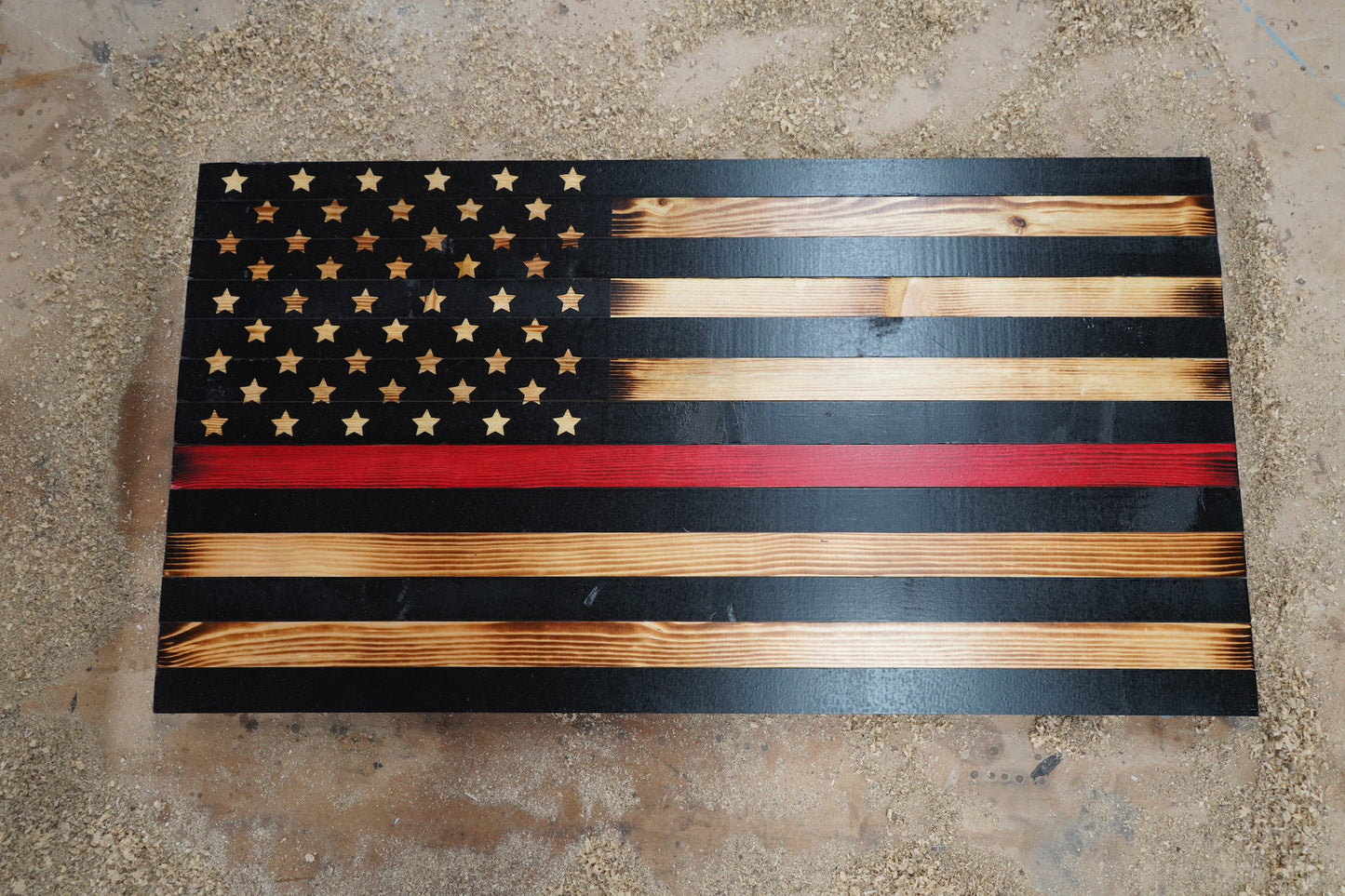 Thin Red Line First-Responder Flags