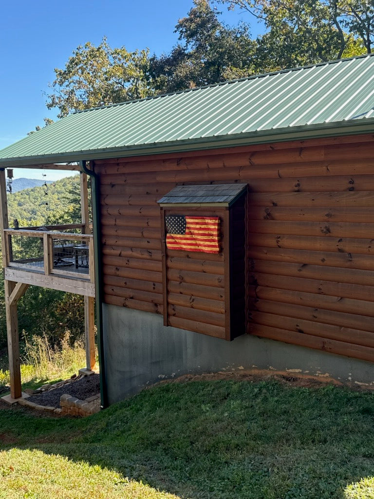 Wavy 3D American Flag