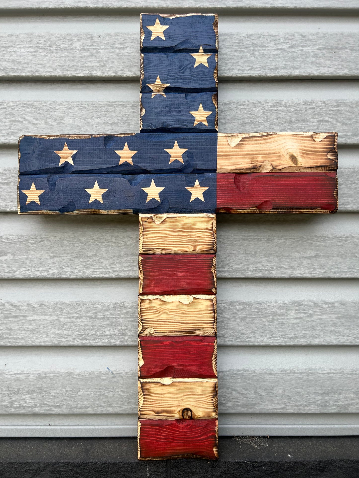 The Rustic Faith & Freedom Cross