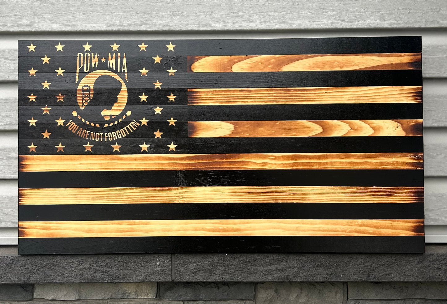 Black POW MIA Tribute Flag