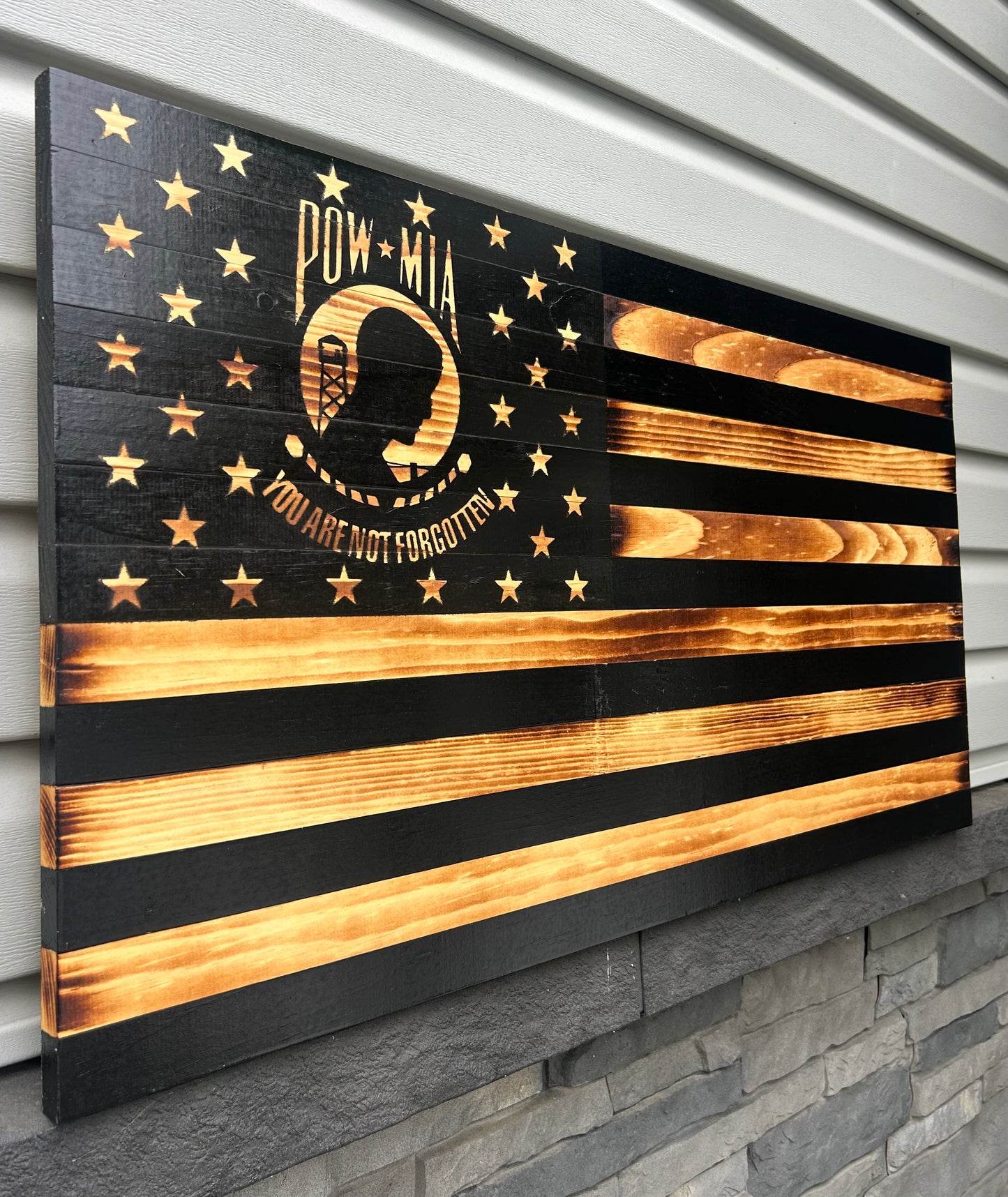 Black POW MIA Tribute Flag