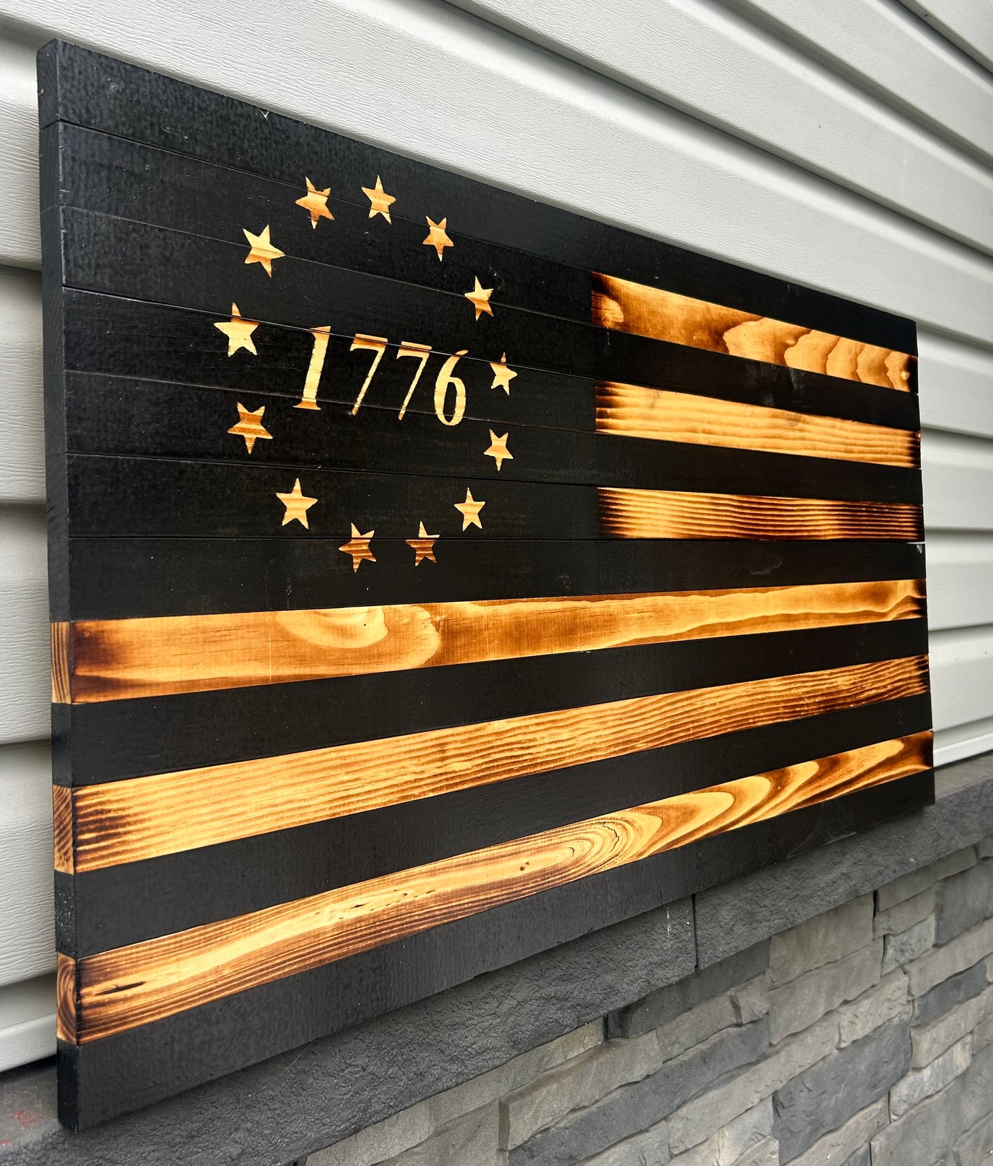 Black 1776 Tribute Flag