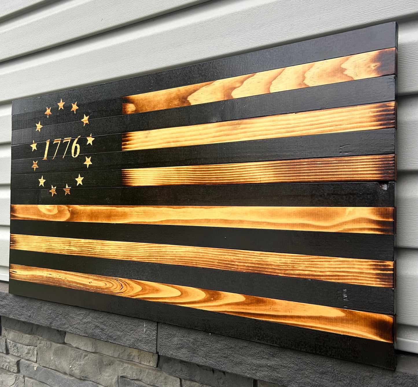 Black 1776 Tribute Flag