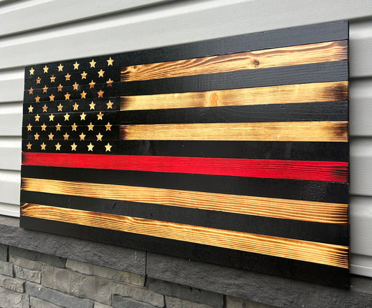 Thin Red Line First-Responder Flags