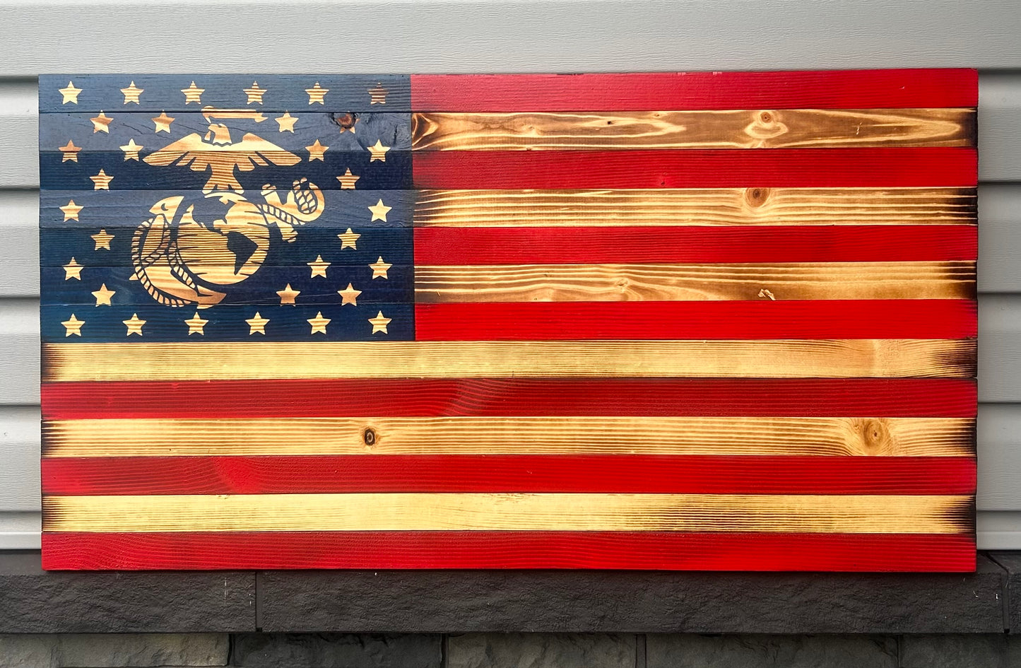 US Marines Tribute Flag