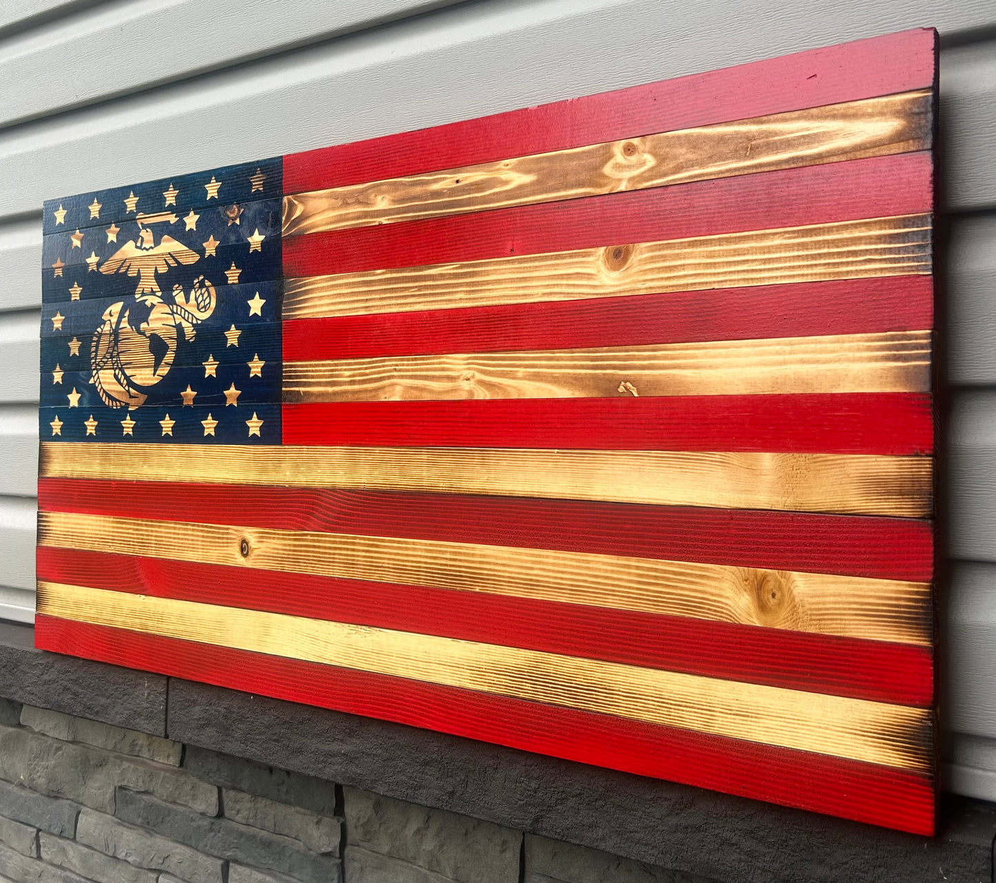 US Marines Tribute Flag