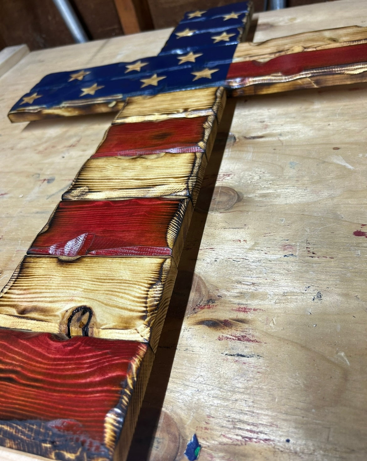 The Rustic Faith & Freedom Cross