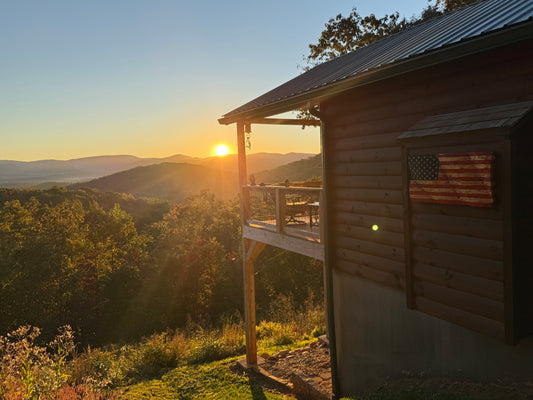 Wavy 3D American Flag