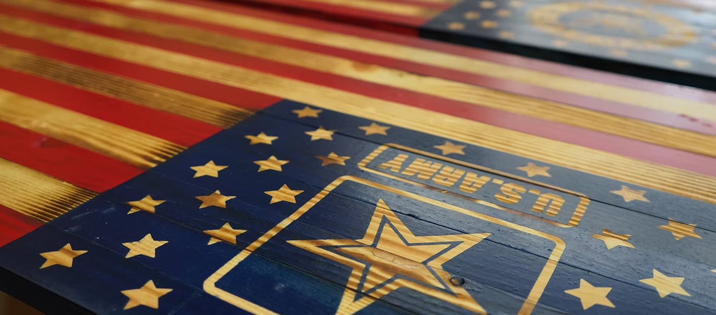 Military Tribute Flags